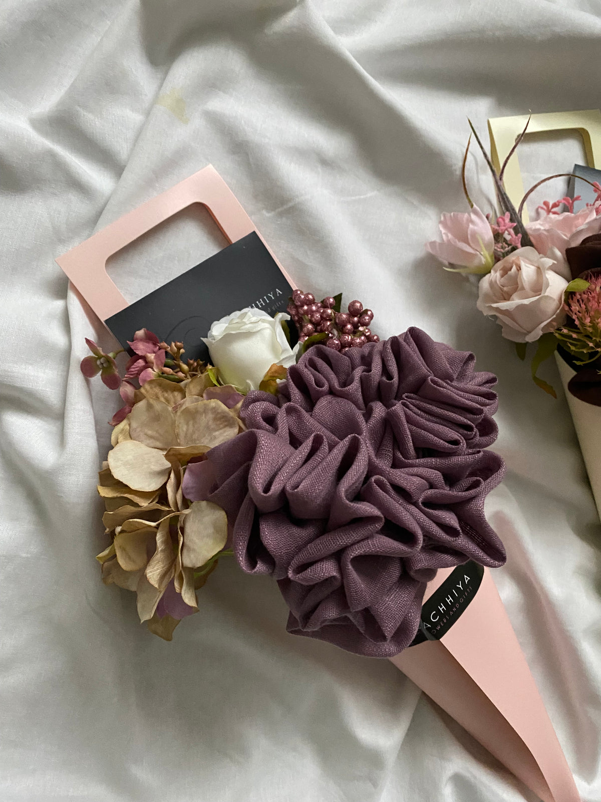 Scarf hijab bouquet gift of flower bouquet wedding gift idea for mother day floral gift for best friend birthday islamic gift for eid umrah