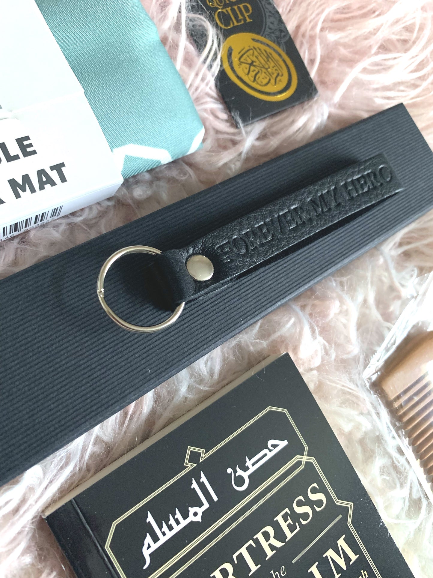 Leather keyring