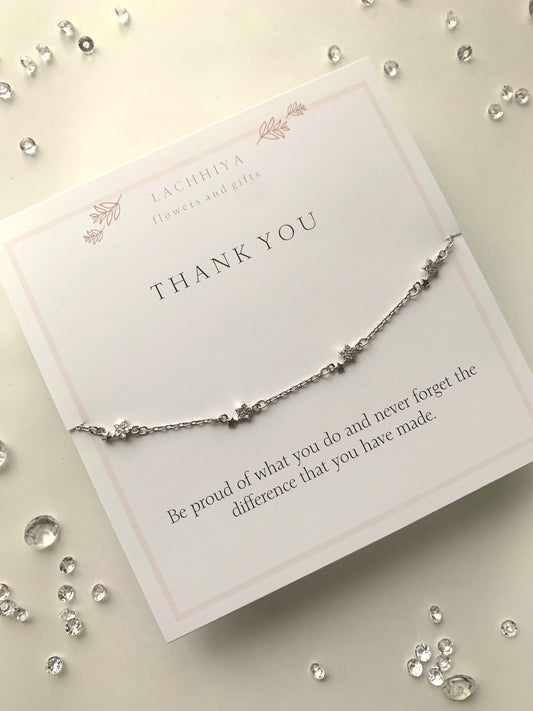 Thank you with stars