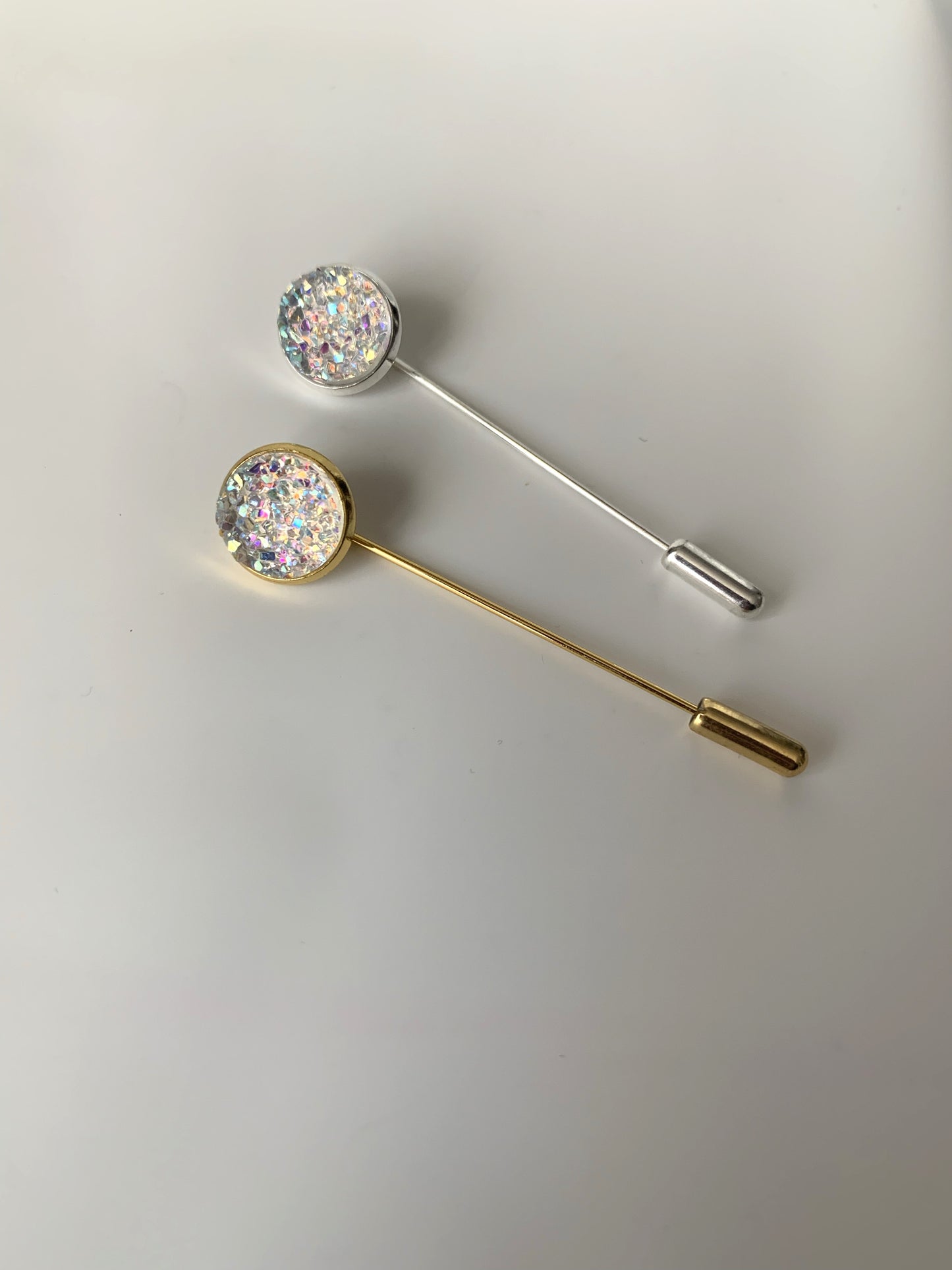 Lapel pin fairy dust
