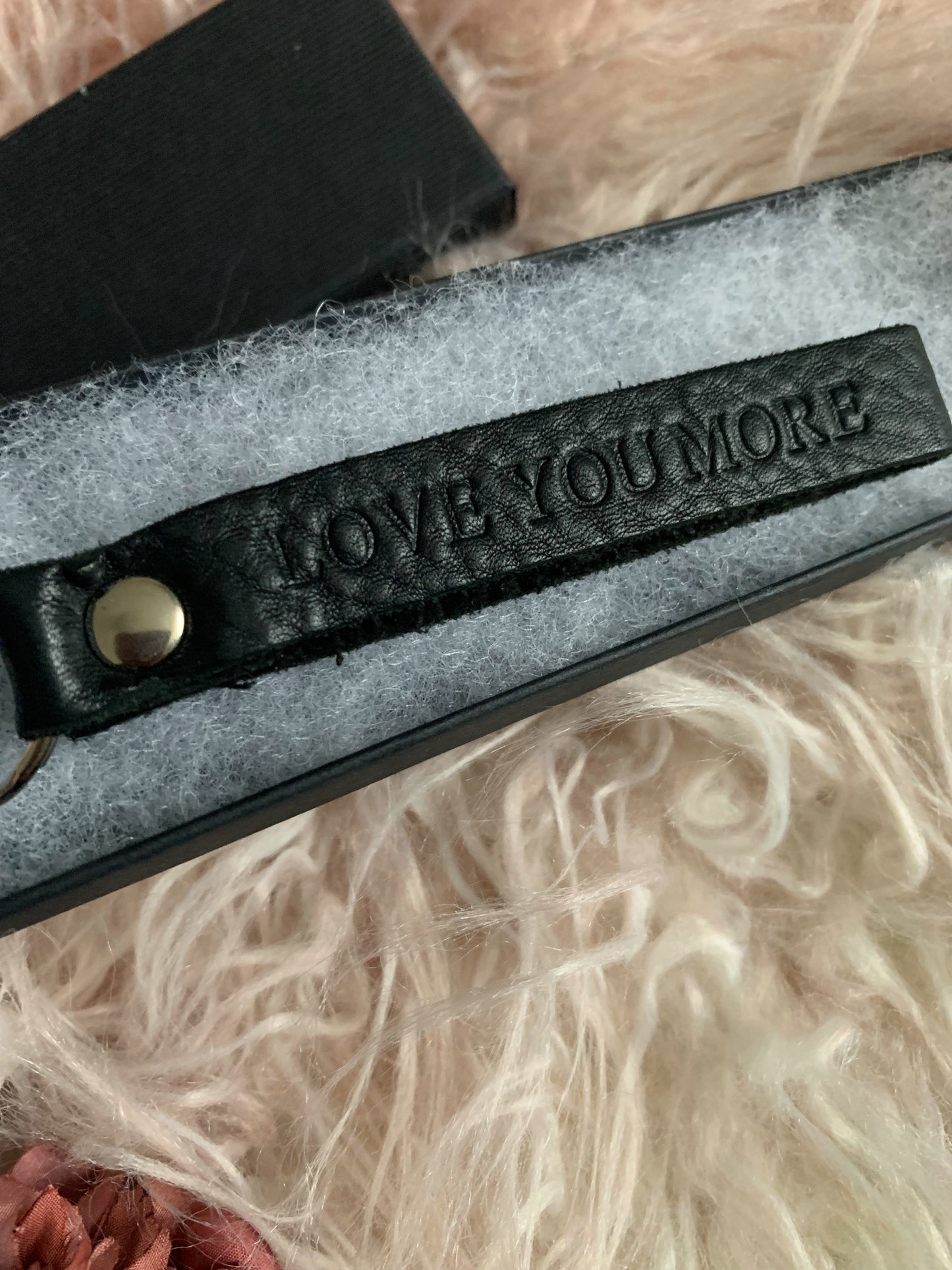 Leather keyring