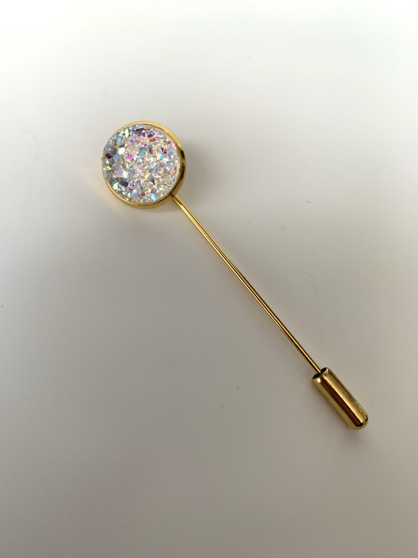 Lapel pin fairy dust