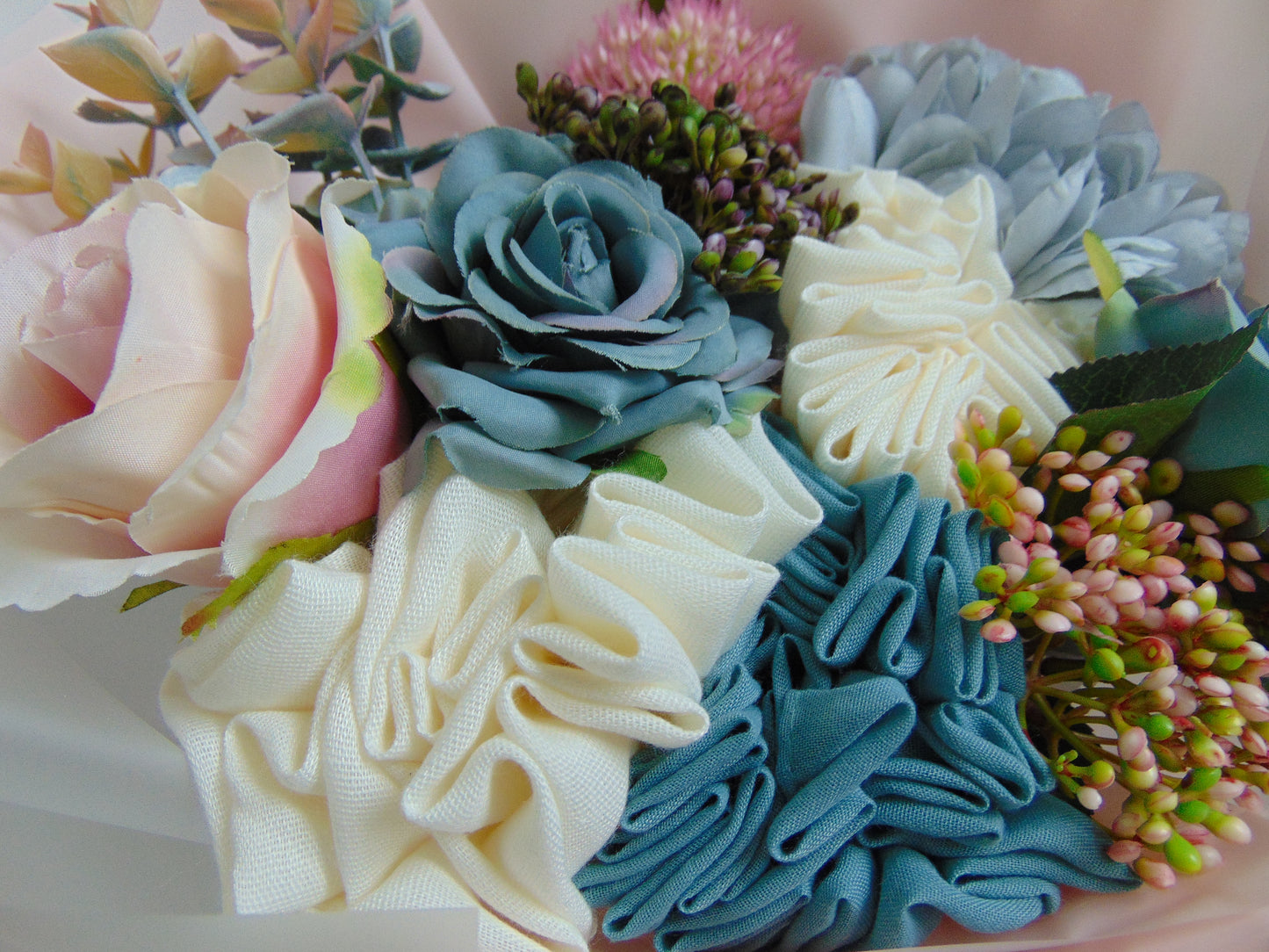 Hijab Bouquet True Teal Love
