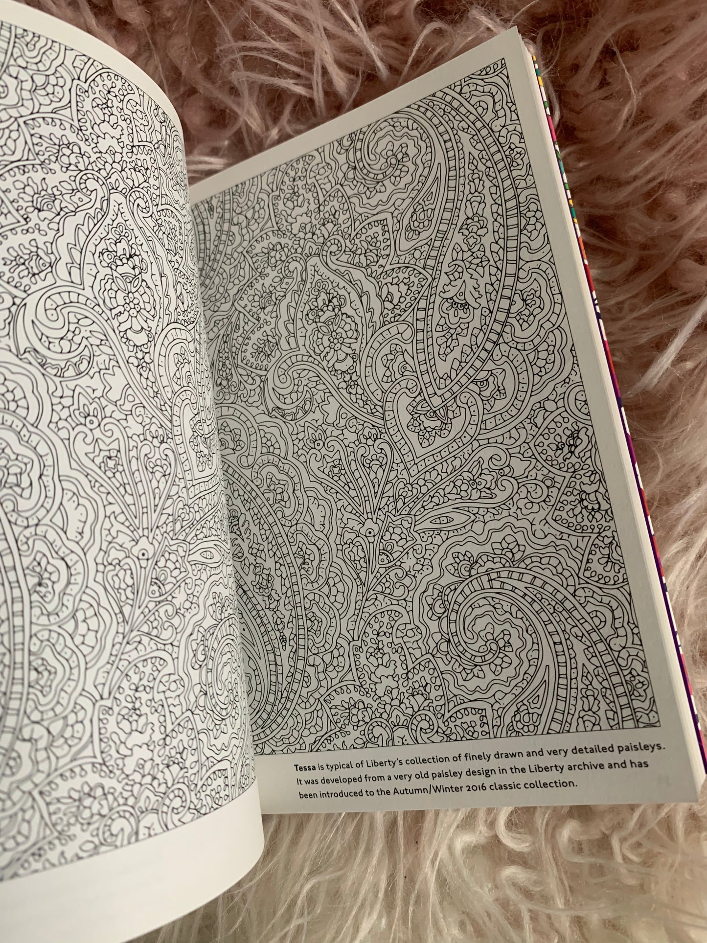 Liberty colouring book