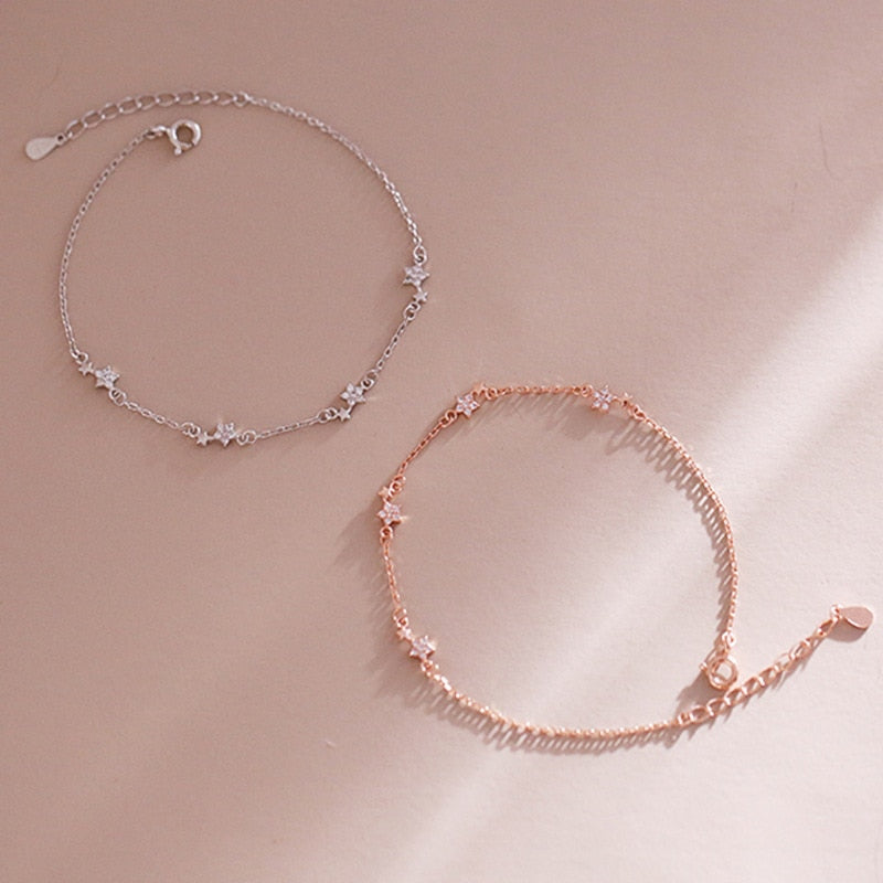 Sister with rose gold stars