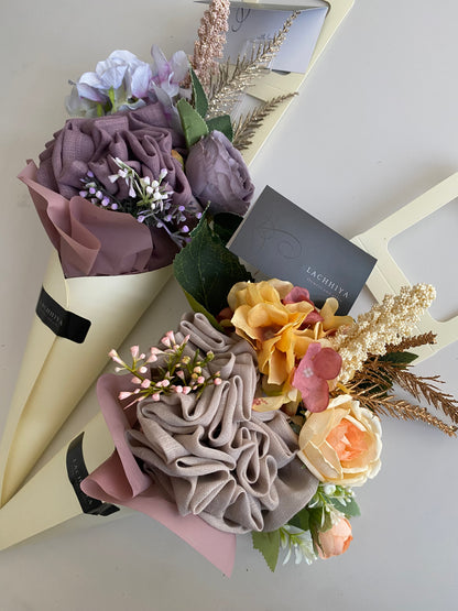 Scarf hijab bouquet gift of flower bouquet wedding gift idea for mother day floral gift for best friend birthday islamic gift for eid umrah