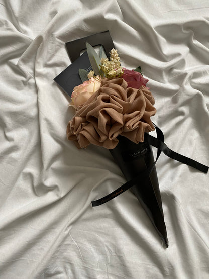 Scarf hijab bouquet gift of flower bouquet wedding gift idea for mother day floral gift for best friend birthday islamic gift for eid umrah