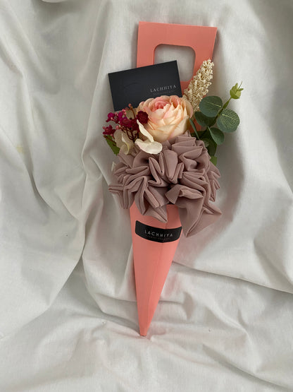 Scarf hijab bouquet gift of flower bouquet wedding gift idea for mother day floral gift for best friend birthday islamic gift for eid umrah
