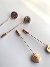 Load image into Gallery viewer, Cluster pins rose gold

