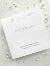 Load image into Gallery viewer, Happy Birthday with eternity bracelet
