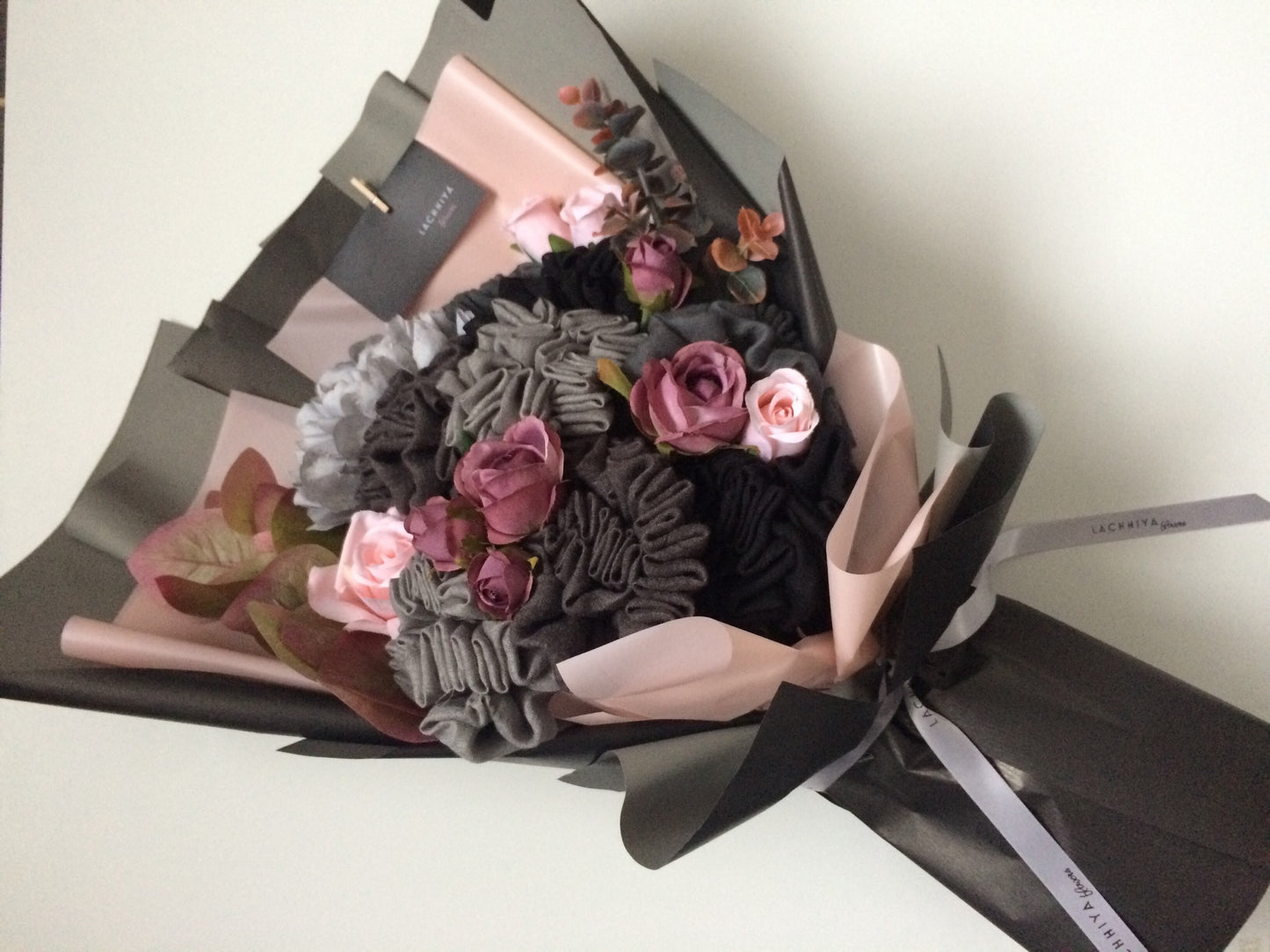 Hijab Bouquet Shades Of Grey