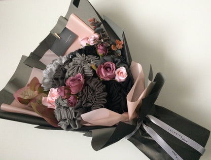 Hijab Bouquet Shades Of Grey