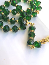 Load image into Gallery viewer, Prayer beads emerald green
