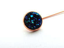 Load image into Gallery viewer, BLUE CABOCHON PIN

