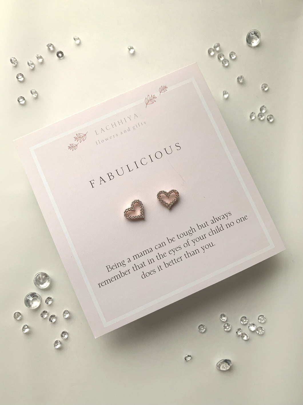 Fabulicious with heart earrings