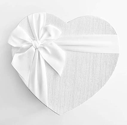 Heart box white